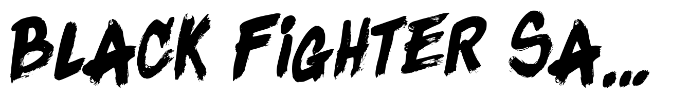 Black Fighter Sans